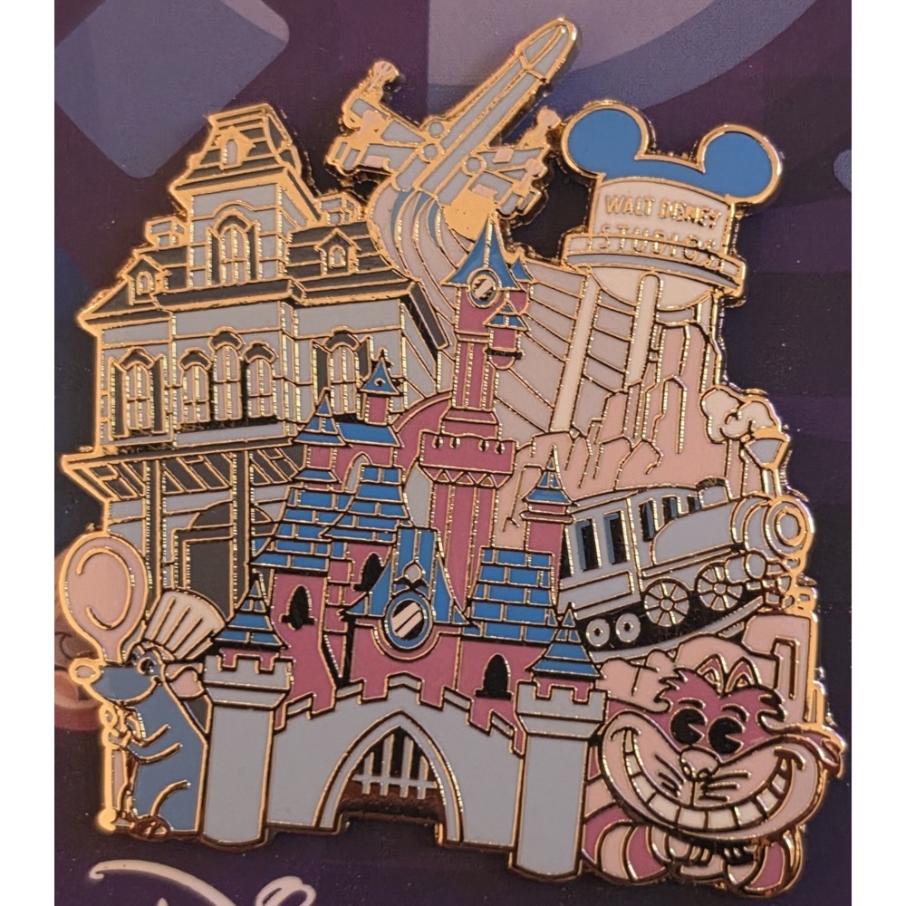 Disney D23 Disney Parks Pin Set w/ Map Backer Display Card Mickey Mouse 1997 - Picture 4 of 9